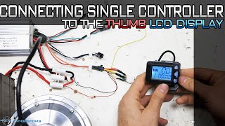 How to Connect Thumb LCD Display to BLDC Controller which has no display cables