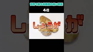 世界で最も栄養価の低い野菜ランキング #vegetables #undernourished #vegetable  #ランキング #rank #shorts #worst