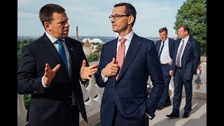 Mateusz Morawiecki podczas wizyty w Estonii