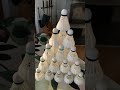 Badminton Shuttlecock Christmas Tree Challenge #shorts