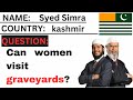 can women visit graveyard islam ? | can women visit graves | dr zakir naik questions answers 2024