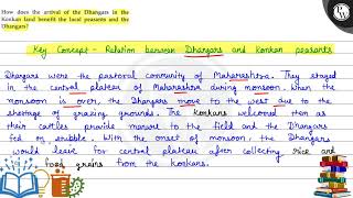 How does the arrival of the Dhangars in the Konkan land benefit the local peasants and the Dhanga...