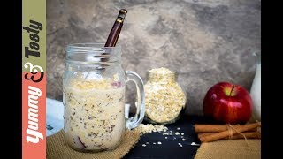 Apple-Cinnamon Overnight Oats | Yummy N Tasty