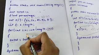 Java interview program to find the total and percentage of marks in Tamil| #javainterview