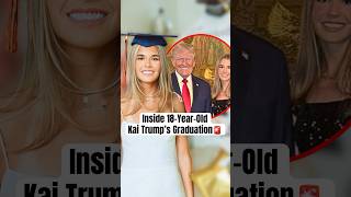 Inside 18-Year-Old Kai Trump’s Graduation #shorts #kaitrump #graduation