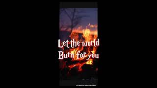 Chris Grey-I'd let the world burn (Lyrics)