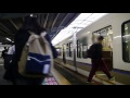 休日の大阪・jr鶴橋駅の定点風景　westjr osakaloop line osaka japan