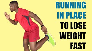 20 Minute HIIT Running in Place Workout to Lose Weight Fast 🔥220 Calories🔥