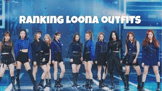Ranking loona stage outfits