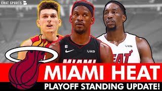 Miami Heat Playoff Standings Update + Tyler Herro BACK From Injury! Heat Rumors