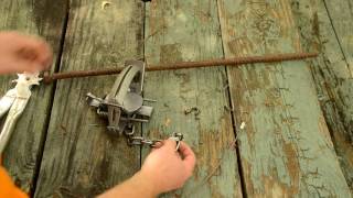 Predator Trapping - Trap and Stake Assembly