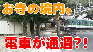 【ダブル？！】滋賀で唯一，境内に踏切があるお寺＆神社