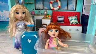 Packing For Vacation Elsa and Anna toddlers Vacation Beach House