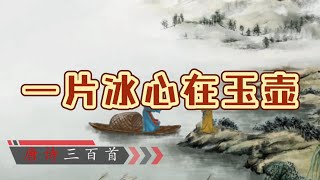 《唐诗三百首》之《芙蓉楼送辛渐》一片冰心在玉壶