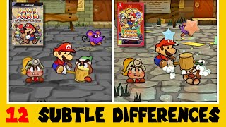 12 Subtle Differences between Paper Mario: The Thousand-Year Door for Switch and