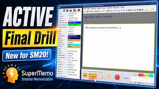 Final Drill in SuperMemo 20 is now ACTIVE