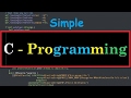 Simple C Program