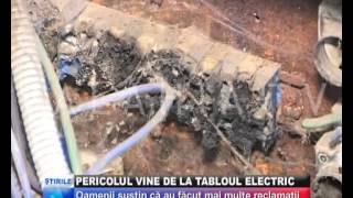 PERICOLUL VINE DE LA TABLOUL ELECTRIC