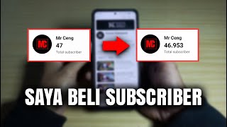 INI PENGALAMAN SAYA BELI SUBSCRIBER‼️