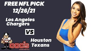 NFL Picks - Los Angeles Chargers vs Houston Texans Prediction, 12/26/2021 Week 16 NFL Best Bet