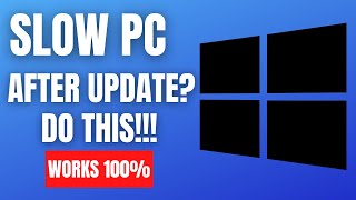 Fix Slow Performance Issue After Update in Windows 10/11