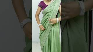 Beautiful saree draping for wedding  #fashion #saree #trending #ytshorts