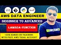 Lambda Functions | Become AWS Data Engineer in 30 days #aws #dataengineering
