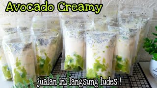 jualan ini langsung ludes ! avocado creamy dessert pouch