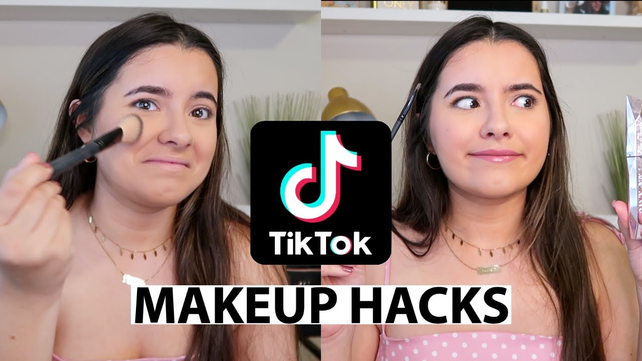 TESTING VIRAL TIKTOK MAKEUP HACKS *do They Actually Work????* - YouTube