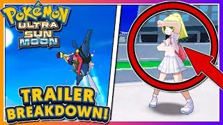 Pokémon Ultra Sun & Ultra Moon - TRAILER BREAKDOWN (NEW MANTINE RIDE + LILLIE IS A TRAINER?!)