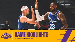HIGHLIGHTS | Los Angeles Lakers vs San Antonio Spurs