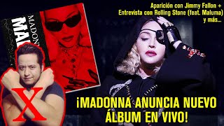 ¡MADONNA anuncia nuevo ÁLBUM EN VIVO: Madame X Tour! | Noticias del estreno en Paramount+ y MTV