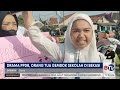 kecewa sekolah keluarkan 36 siswa orangtua gembok pagar sekolah beritasatu