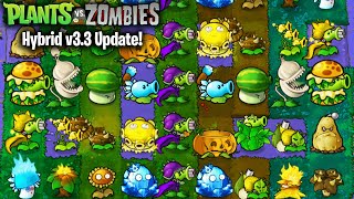 Plants vs Zombies Hybrid v3.3 (New Update) | Challenge: Gatling Chomper Level 1-3 | Download