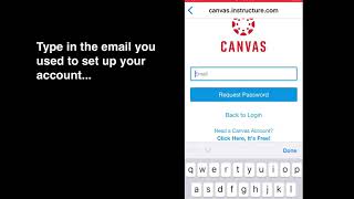 Canvas: Password Reset on iOS Devices