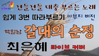 건들건들 대충 따라부르기 박일남의 갈대의 순정-최은혜 라이브