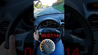 Opel Corsa D 1.4 87 PS 0-100 kmh Acceleration Test