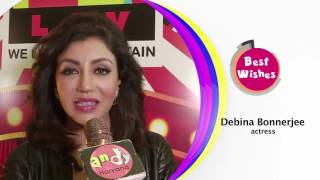 Debina Bonnerjee wishes for Andy Haryana TV Channel