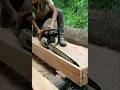 Full video👆👆👆 Chainsaw beautiful wood cutting skill #chainsaw #woodcutting #shorts