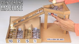 How to Make an Automatic Coin Sorting Machine From Cardboard