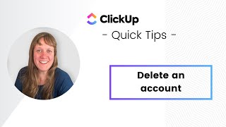 How to Delete ClickUp Account