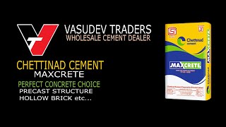 Chettinad cement MAXCRETE | Vasudev Traders | Cement | Wholesale cement dealer