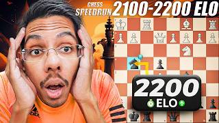 How I got to 2200 elo with simple chess | Chess Rating Climb 2100 to 2200 ELO