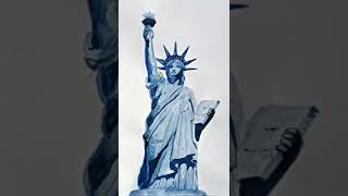 Water colour drawing |l statue of Liberty #short #shorts #youtubeshort