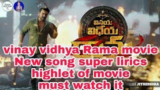 vinay vidhya Rama ## movie new song released••••••