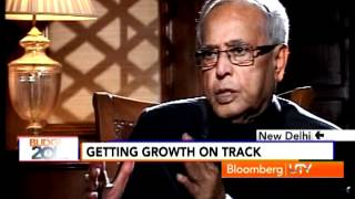 Bloomberg UTV Exclusive: Finance Minister Pranab Mukherjee Interview