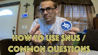 How To Use Snus / Common Questions