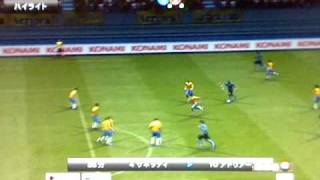 Winning Eleven2009 Online Match - Adriano Middle Shoooots!