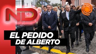 Alberto pidió "más unidad que nunca" en medio de la pelea con Cristina Fernández