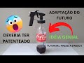 PISTOLA DE PINTURA COM GARRAFA PET AR DIRETO, ESSA ADAPTAÇÃO O MUNDO PRECISA SABER, IDÉIA GENIAL